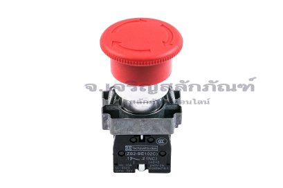 [E] ปุ่มหยุดฉุกเฉินหัวเห็ด รุ่น XB2-BS542 ปุ่มสีแดง